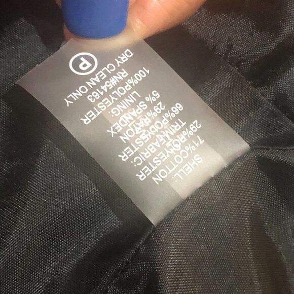 Calvin Klein Tweed Zip Up Jacket Petite Size 8 - Picture 6 of 7